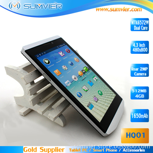 4.3inch Mtk6572 Dual Core Android 4.2 Mobile Phone with 800*480